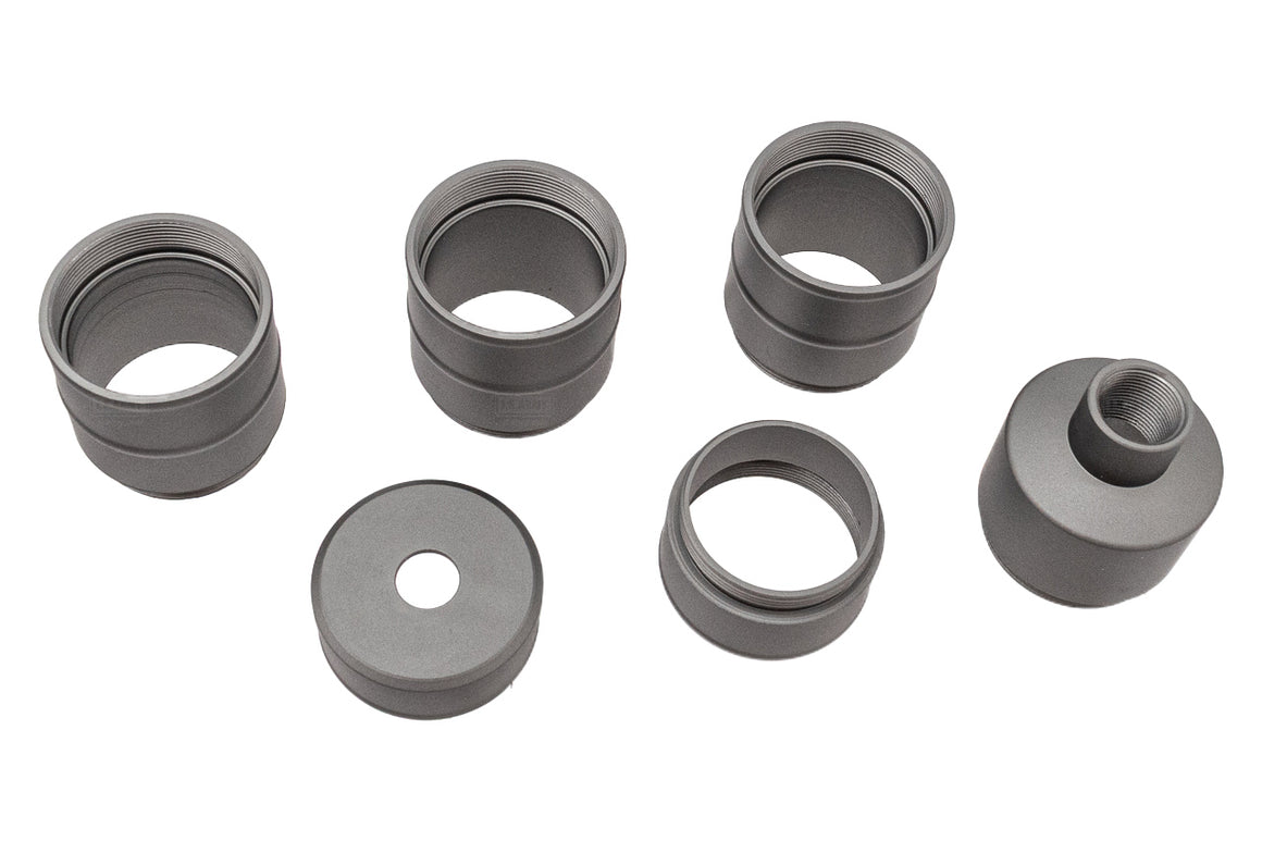 GUNDAY SA Style 14mm CCW L-Size Modular Barrel Extension -Grey