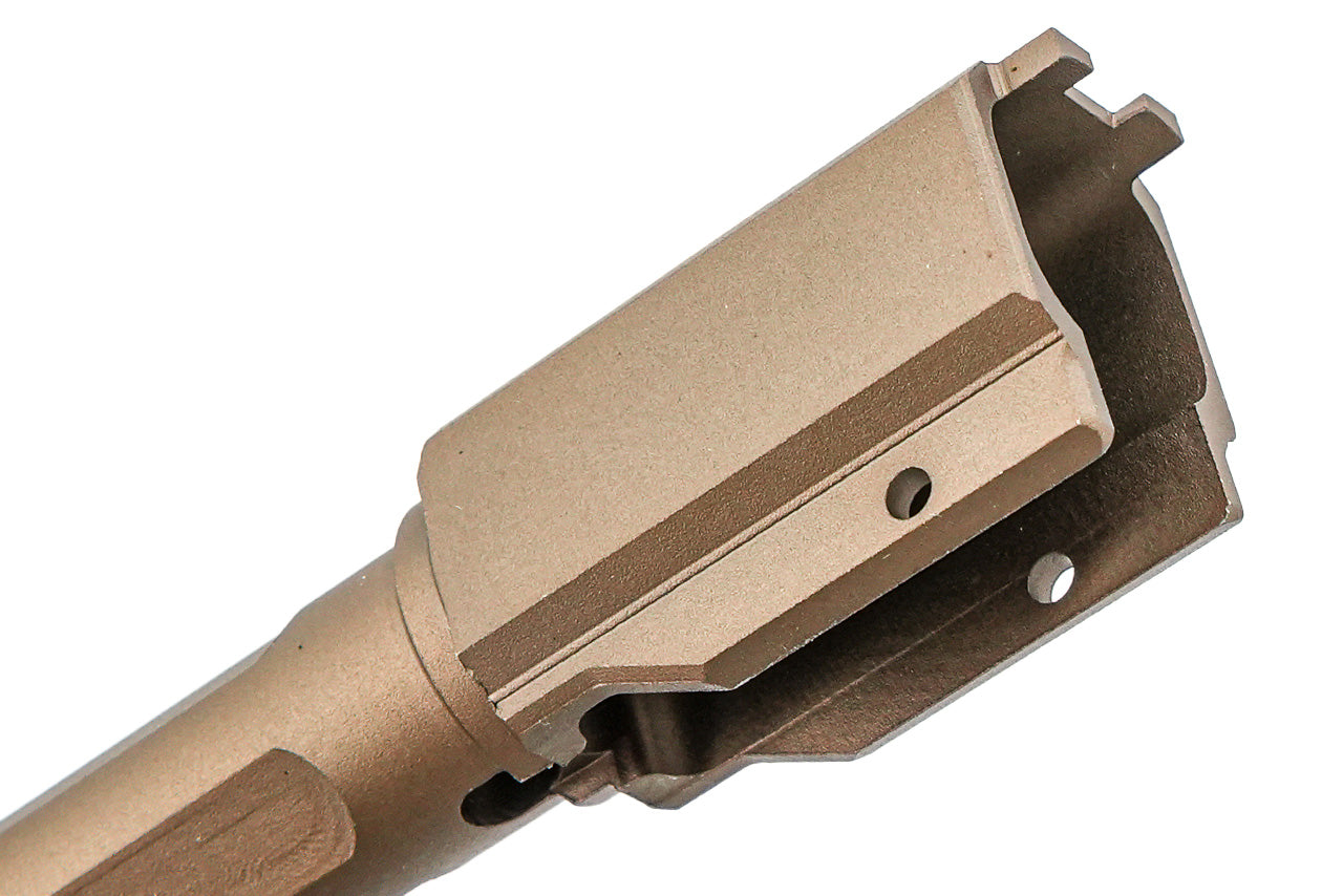 GUNDAY Aluminum Type E Outer Barrel With Compensator For SIG AIR / VFC P320 M17 GBBP-FDE