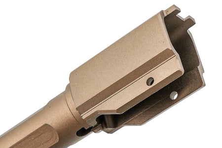 GUNDAY Aluminum Type E Outer Barrel With Compensator For SIG AIR / VFC P320 M17 GBBP-FDE