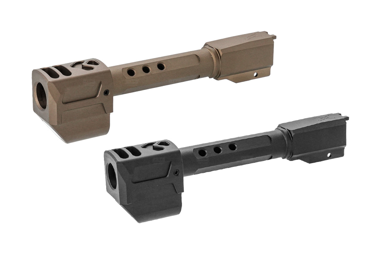 GUNDAY Aluminum Type G Outer Barrel With Compensator For SIG AIR / VFC P320 M18 GBBP-FDE