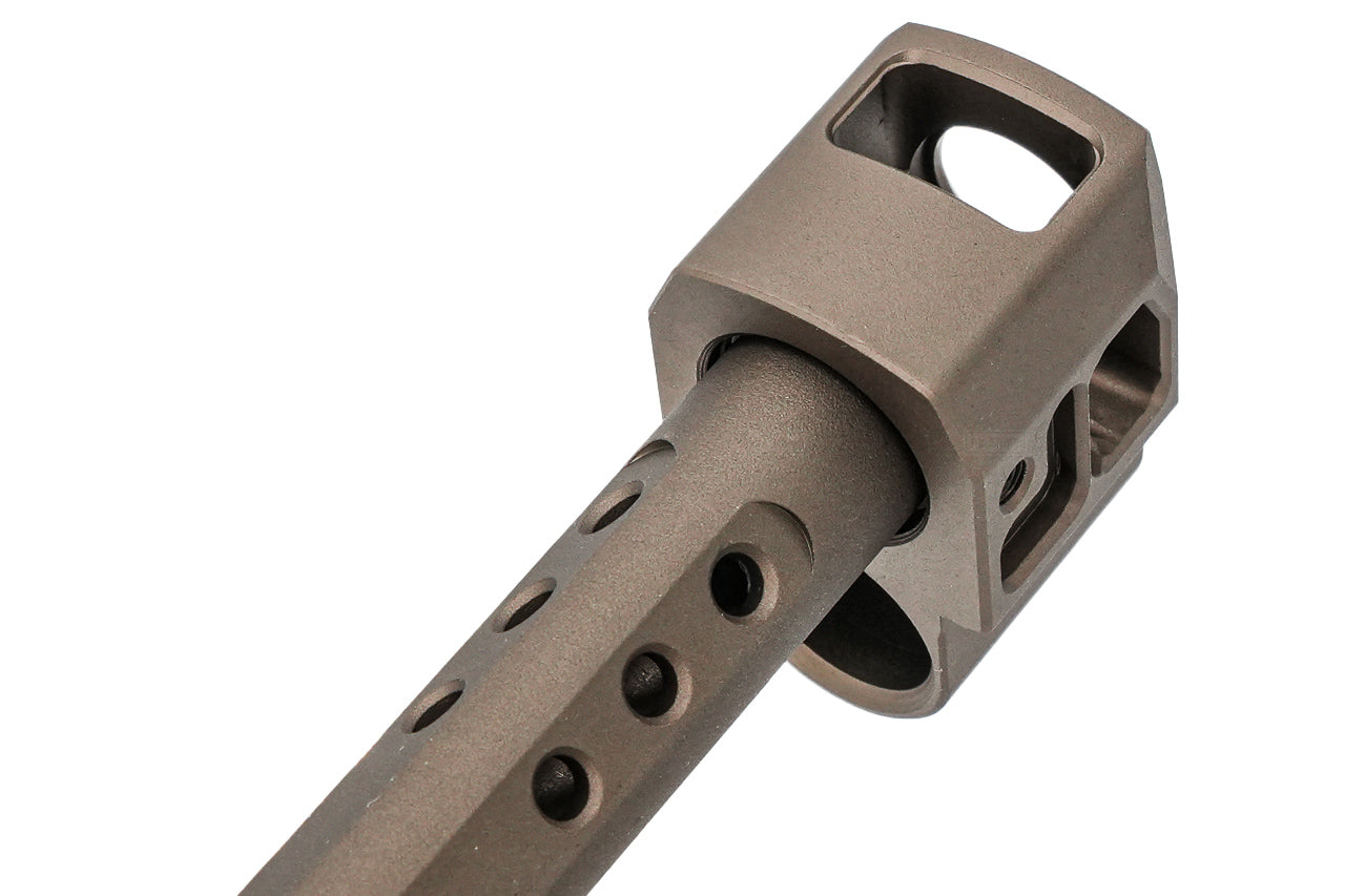 GUNDAY Aluminum Type H Outer Barrel With Compensator For SIG AIR / VFC P320 M18 GBBP-FDE