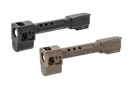 GUNDAY Aluminum Type H Outer Barrel With Compensator For SIG AIR / VFC P320 M18 GBBP-FDE