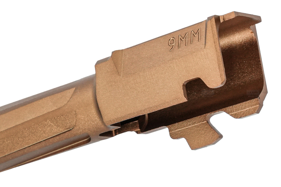 GUNDAY R Style Aluminum Outer Barrel With Compensator For UMAREX / VFC Glock 19 Gen 5 GBBP