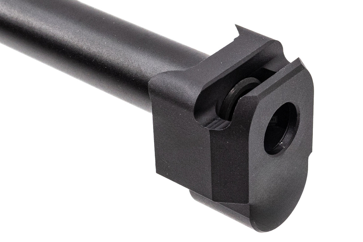 GUNDAY PM Style Type C Aluminum Outer Barrel With Compensator For Umarex VFC Glock 19 GBBP Series -Tan