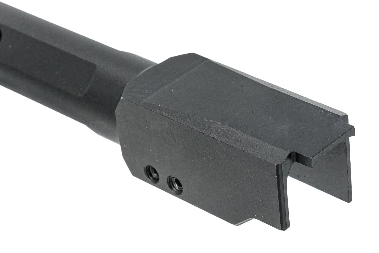 GUNDAY HAED Style Aluminum Outer Barrel With Compensator For Umarex / VFC Glock 19 Gen 5 GBBP-Type C