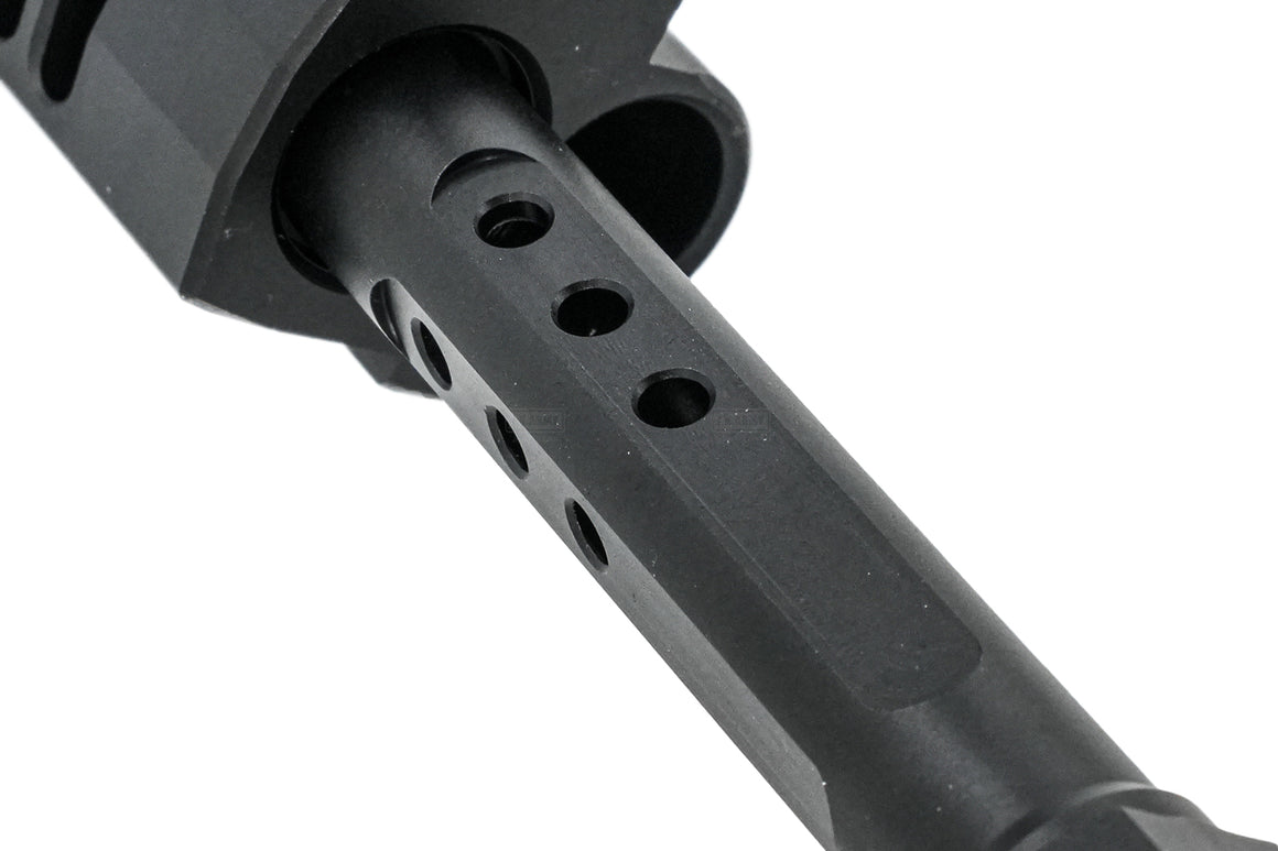 GUNDAY HAED Style Aluminum Outer Barrel With Compensator Type B For Umarex / VFC Walther PDP GBBP-Tan