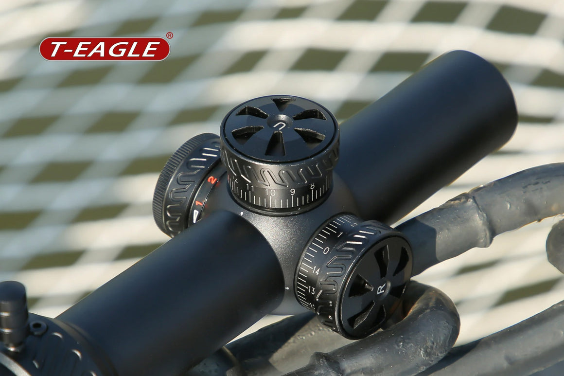 Discovery T-EAGLE R 1.5-5X20 IR Rifle Scope with Mount ( Black )