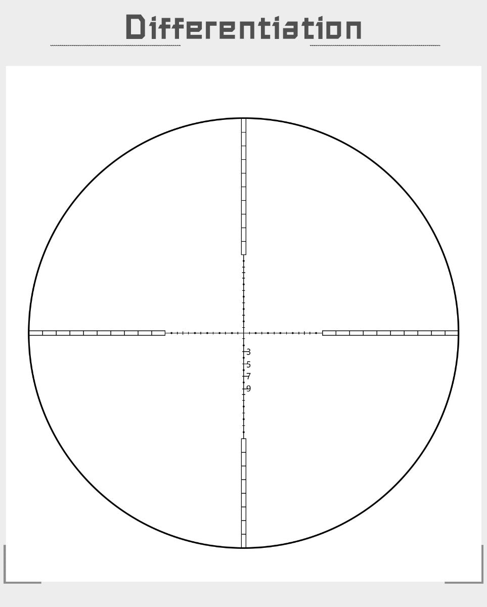 Discovery T-EAGLE R 1.5-5X20 IR Rifle Scope with Mount ( Black )