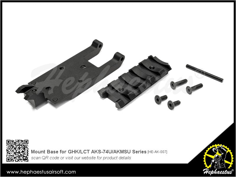 Hephaestus Mount Base for GHK / LCT AKS-74U / AKMSU Series