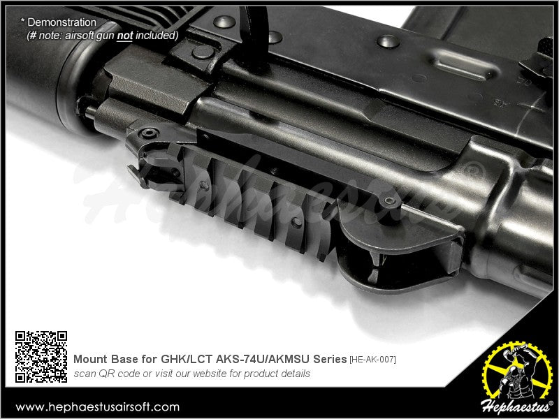 Hephaestus Mount Base for GHK / LCT AKS-74U / AKMSU Series