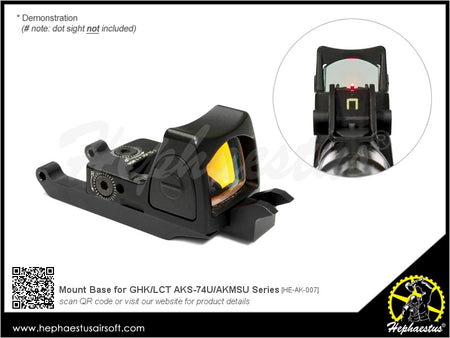 Hephaestus Mount Base for GHK / LCT AKS-74U / AKMSU Series