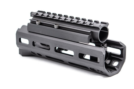 Hephaestus AKS-74U M-LOK Handguard Rail Set with Railed Gas Tube ( Type III Hard-coat Anodized ) for GHK / LCT AK Airsoft Series