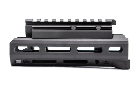 Hephaestus AKS-74U M-LOK Handguard Rail Set with Railed Gas Tube ( Type III Hard-coat Anodized ) for GHK / LCT AK Airsoft Series