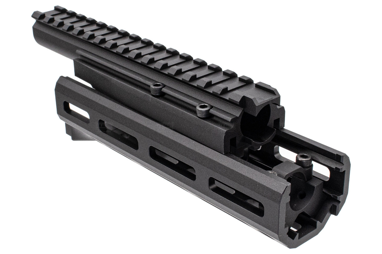 Hephaestus AK M-LOK 6.5" Handguard Rail Set with Railed Gas Tube( Type III Hard-coat Anodized ) for GHK / LCT AK Airsoft Series