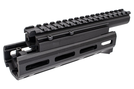 Hephaestus AK M-LOK 6.5" Handguard Rail Set with Railed Gas Tube( Type III Hard-coat Anodized ) for GHK / LCT AK Airsoft Series