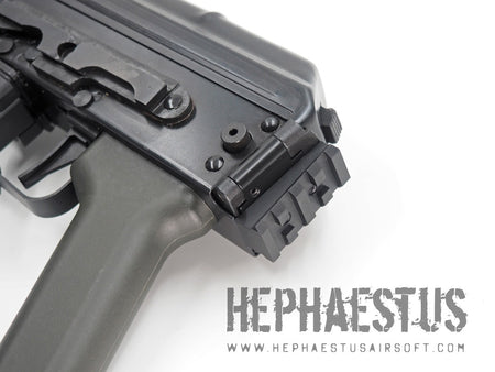 Hephaestus AK Picatinny Rail Stock Adapter for GHK / LCT AK Series with Side-folding Stock Receiver