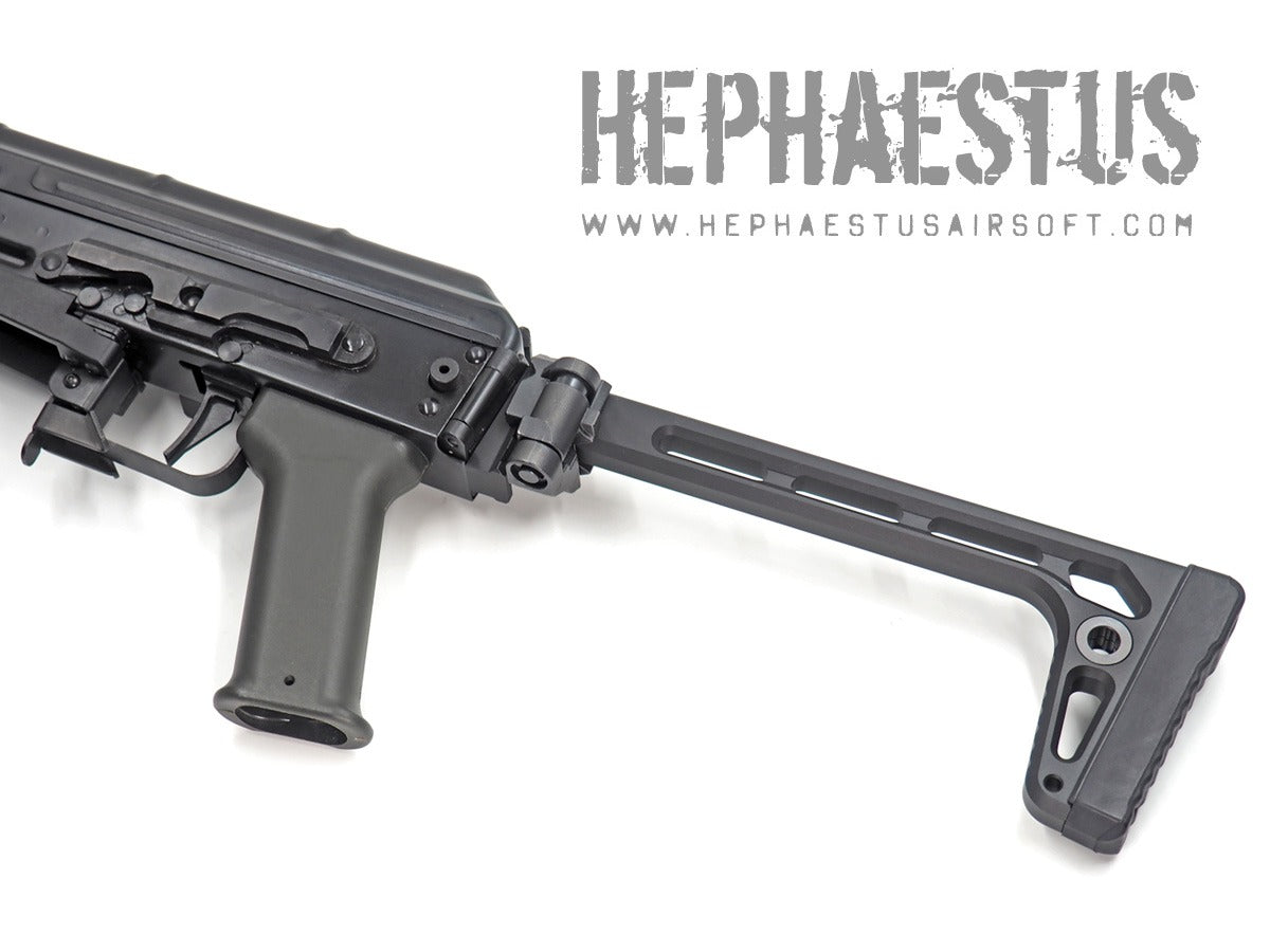 Hephaestus AK Picatinny Rail Stock Adapter for GHK / LCT AK Series with Side-folding Stock Receiver