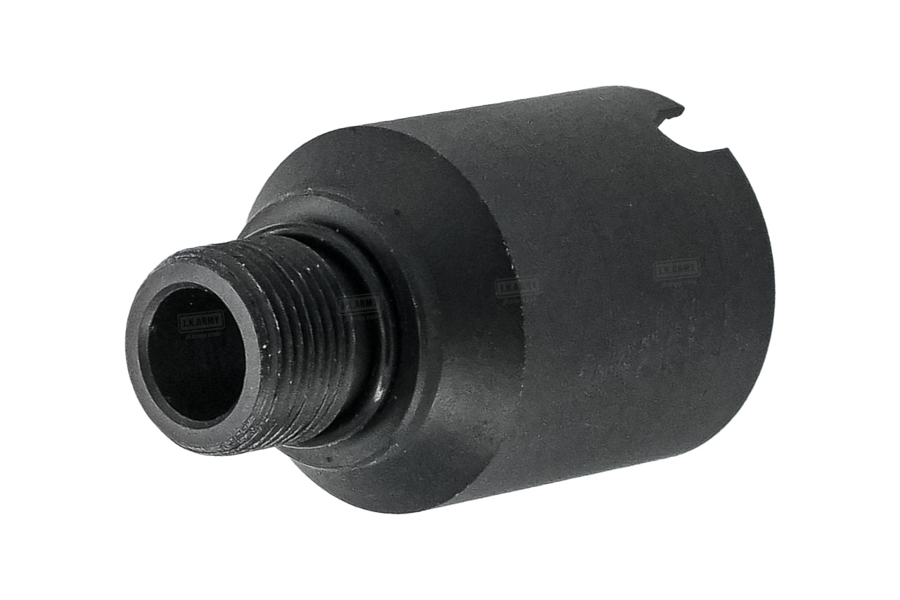 Hephaestus Aluminum Muzzle Adapter for GHK / LCT AK AEG / GBB Rifle Series ( 24mm CW to 14mm CCW )