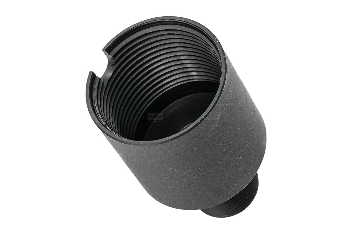 Hephaestus Aluminum Muzzle Adapter for GHK / LCT AK AEG / GBB Rifle Series ( 24mm CW to 14mm CCW )