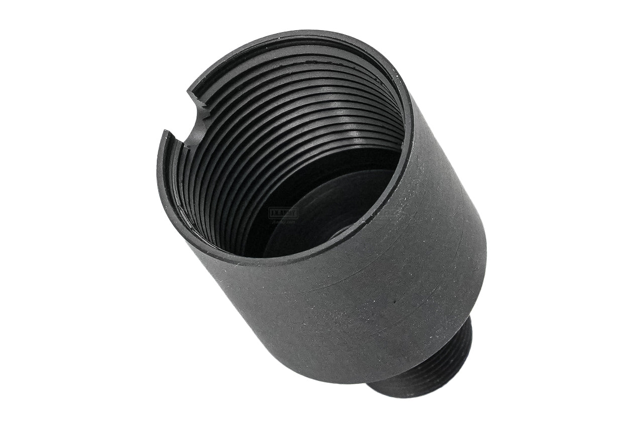 Hephaestus Aluminum Muzzle Adapter for GHK / LCT AK AEG / GBB Rifle Series ( 24mm CW to 14mm CCW )