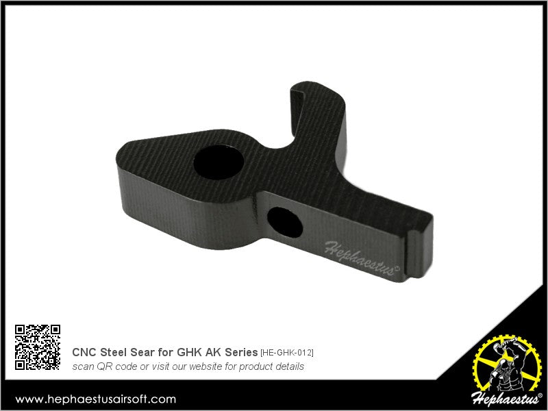 Hephaestus CNC Steel Sear for GHK AK GBB Rifle Series