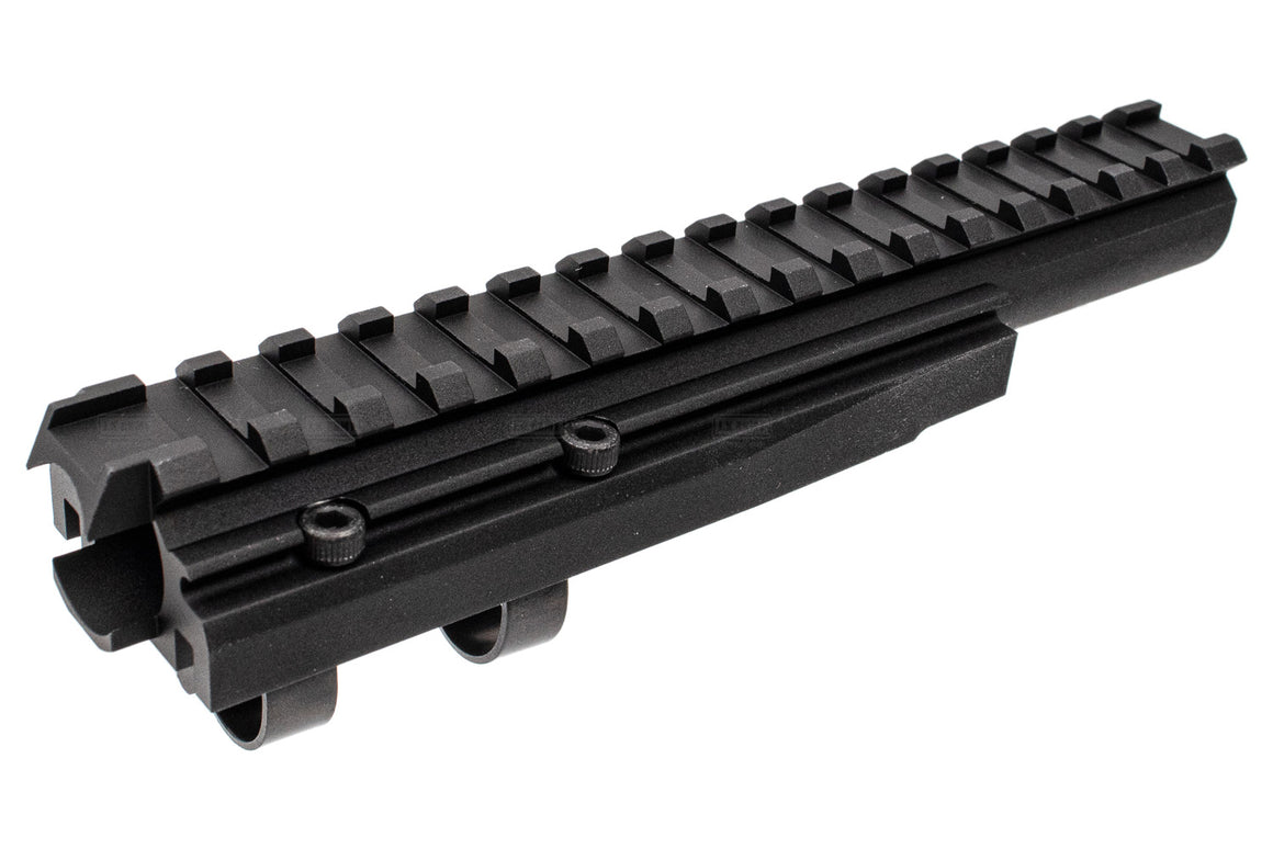 Hephaestus AK Railed Gas Tube ( Standard Length / Type III Hard-coat Anodized ) for Tokyo Marui TM AK GBB Series