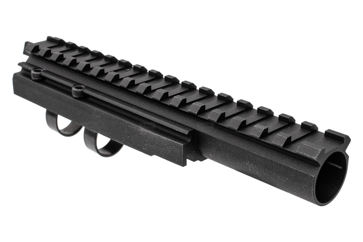 Hephaestus AK Railed Gas Tube ( Standard Length / Type III Hard-coat Anodized ) for Tokyo Marui TM AK GBB Series