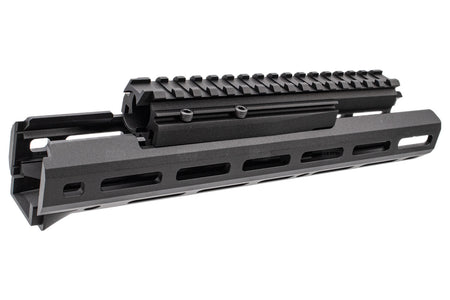 Hephaestus AK M-LOK 10.5" Handguard Rail Set With Railed Gas Tube ( Type III Hard-Coat Anodized ) For Tokyo Marui TM AK GBB Series