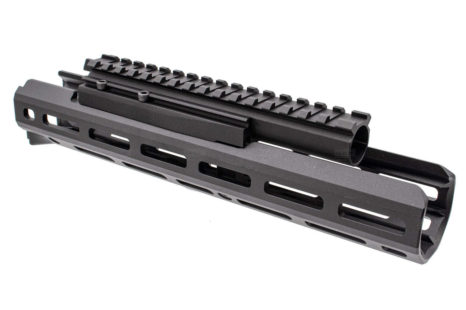 Hephaestus AK M-LOK 10.5" Handguard Rail Set With Railed Gas Tube ( Type III Hard-Coat Anodized ) For Tokyo Marui TM AK GBB Series