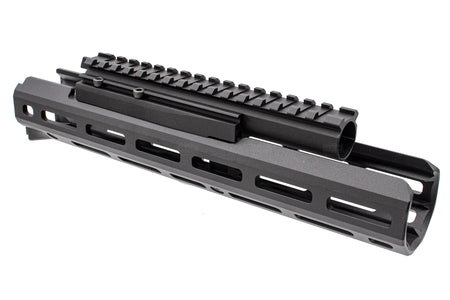 Hephaestus AK M-LOK 10.5" Handguard Rail Set With Railed Gas Tube ( Type III Hard-Coat Anodized ) For Tokyo Marui TM AK GBB Series