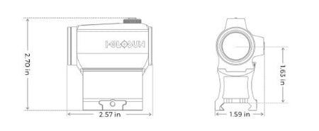 HOLOSUN HE403B Green Circle Dot Sight ( HE Elite )