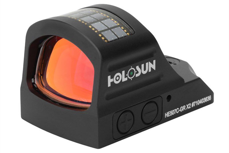 HOLOSUN HE507C-GR X2 Reflex Greed Dot 2 MOA Sight ( Black )