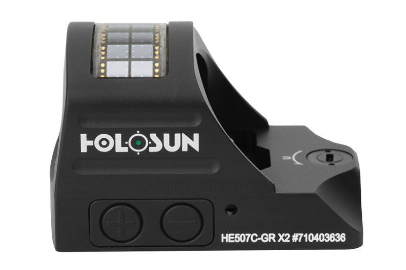 HOLOSUN HE507C-GR X2 Reflex Greed Dot 2 MOA Sight ( Black )