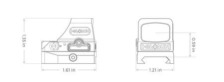 Holosun HS508T-RD V2 Reflex Circle Dot Sight ( HE508T-RD X2 )