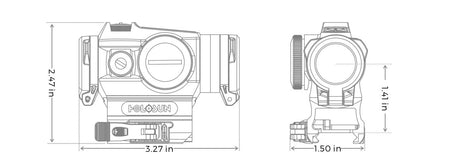 Holosun Elite Series HE515GT-RD Micro Circle Dot Sight