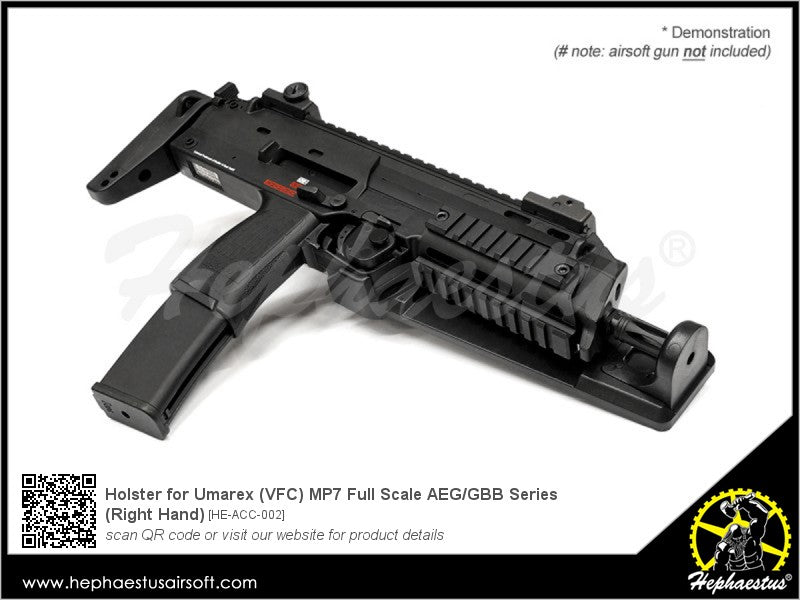 Hephaestus Holster for Umarex ( VFC ) MP7 Full Scale AEG / GBB SMG Series ( Right Hand )