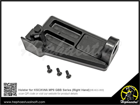 Hephaestus Holster for KSC / KWA MP9 GBB Series ( Right Hand )