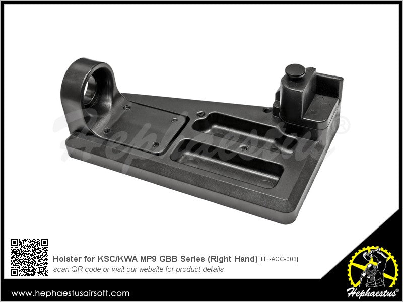 Hephaestus Holster for KSC / KWA MP9 GBB Series ( Right Hand )
