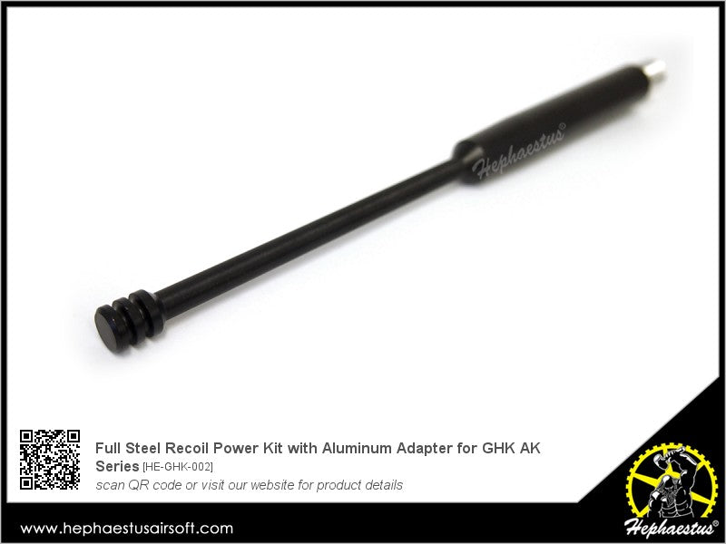 Hephaestus Full Steel Recoil Power Kit with Aluminum Adapter for GHK AK GBB Rifle Series ( Enhanced Version )