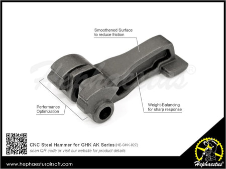 Hephaestus CNC Steel Hammer for GHK AK GBB Rifle Series