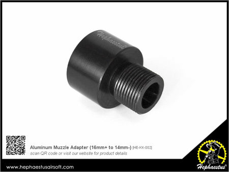 Hephaestus Aluminum Muzzle Adapter ( 16mm CW to 14mm CCW ) for AK Series