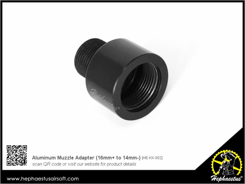 Hephaestus Aluminum Muzzle Adapter ( 16mm CW to 14mm CCW ) for AK Series