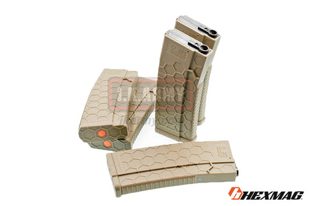 Hexmag Airsoft 120rd Magazine for AEG ( 5 Pcs Pack - FDE )