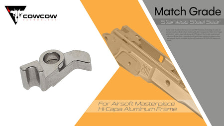 COW Stainless Steel Sear For Airsoft Masterpiece AM Aluminum Frame