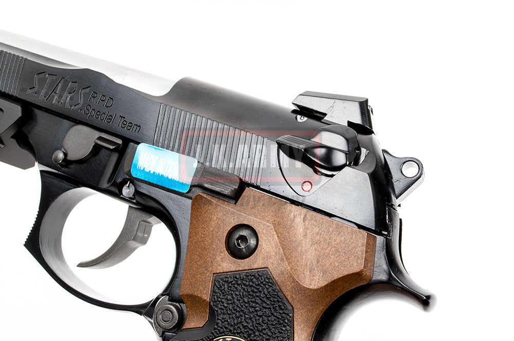 SAMURAI EDGE B.Burton MOD Full Metal M92 ( Semi ) ( Brown Grip )