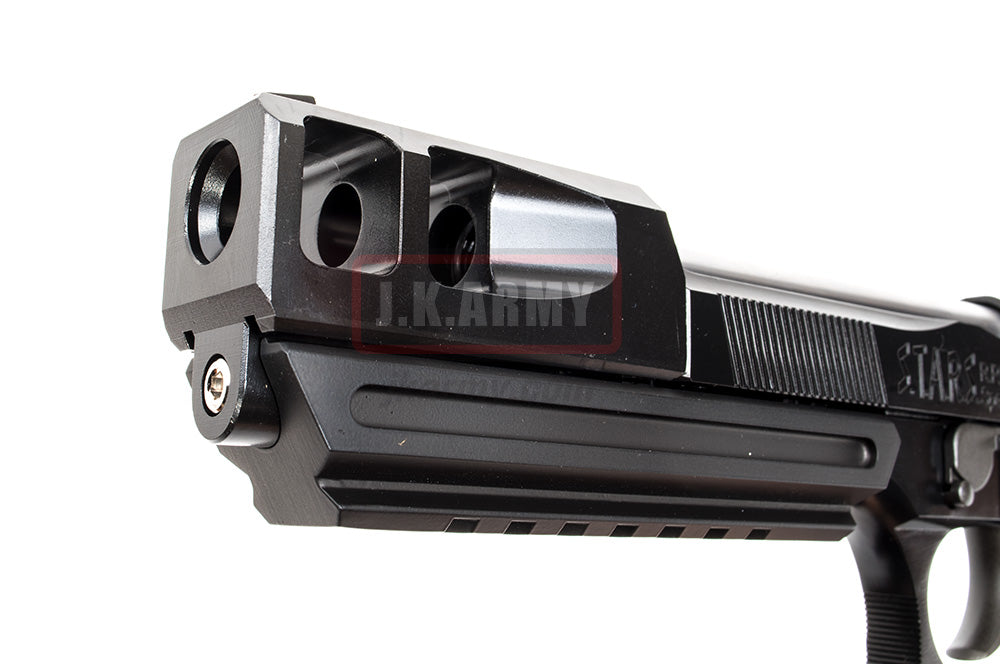 SAMURAI EDGE B.Burton MOD Full Metal M92 ( Semi ) ( Brown Grip )