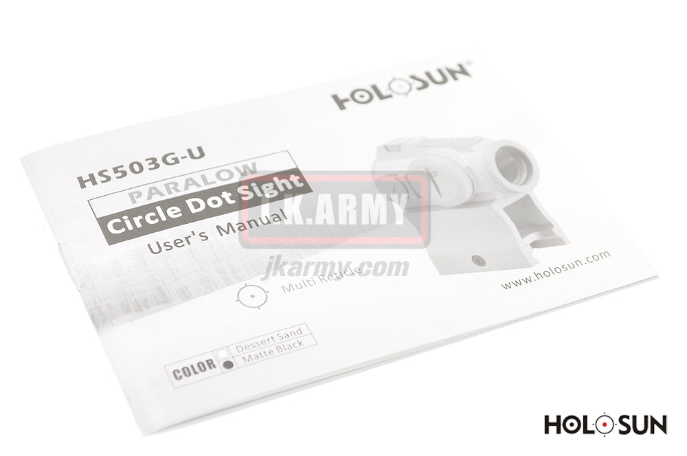 HOLOSUN HS503GU Circle Dot Sight ( BK )