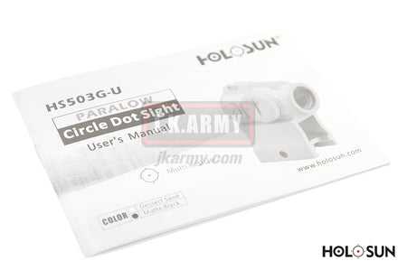 HOLOSUN HS503GU Circle Dot Sight ( BK )