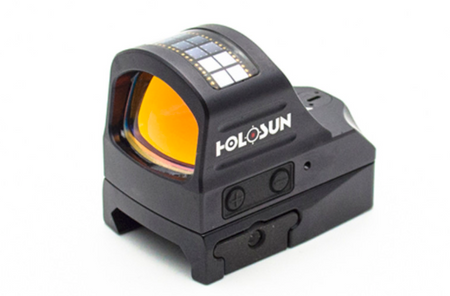 HOLOSUN HS407C Mini Solar Power Open Reflex Red Dot Sight