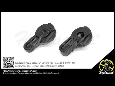 Hephaestus Ambidextrous Selector Levers for Project-T / Tar21 GBB Rifle Series / S&T T21 AEG Series